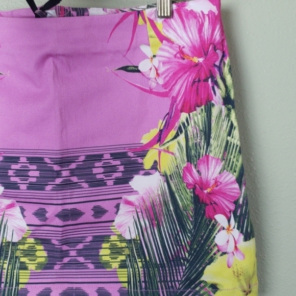 Buffalo by David Bitton Mini Skirt Hawaiian Size Small Beautiful - Picture 3 of 7